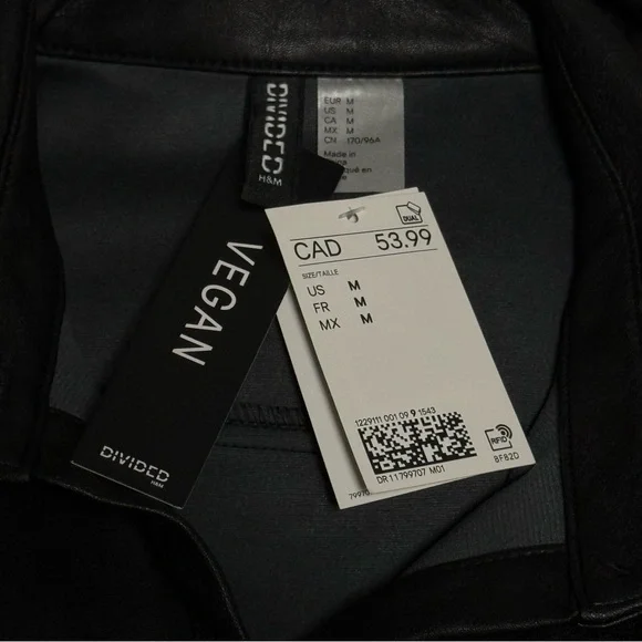 Vegan Leather Button-Up Shirt - Picture 6 of 6